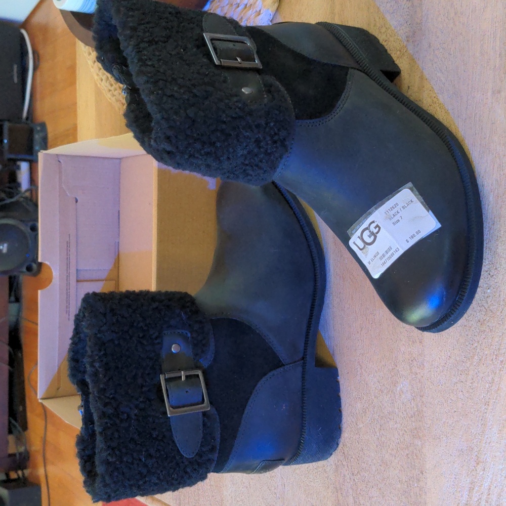 Ugg Elings Boot sz 7 black
